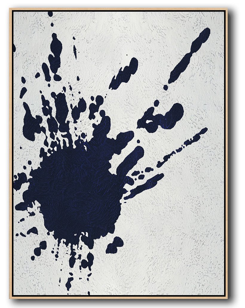 Buy Hand Painted Minimalist Painting Online - Cheap Canvas Prints For Sale Extra Large